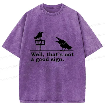 Tokyo-Tiger Bad Omen Washed T-Shirt