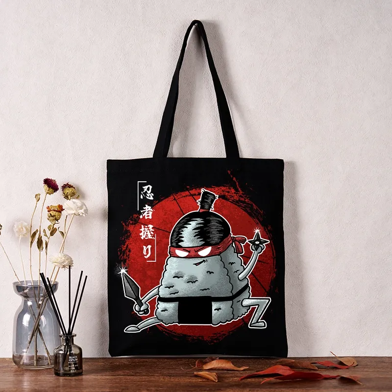 Tokyo-Tiger Rice Ball Ninja Tote Bag