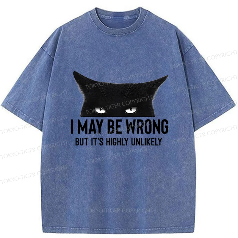 Tokyo-Tiger Cat Can Do No Wrong Washed T-Shirt