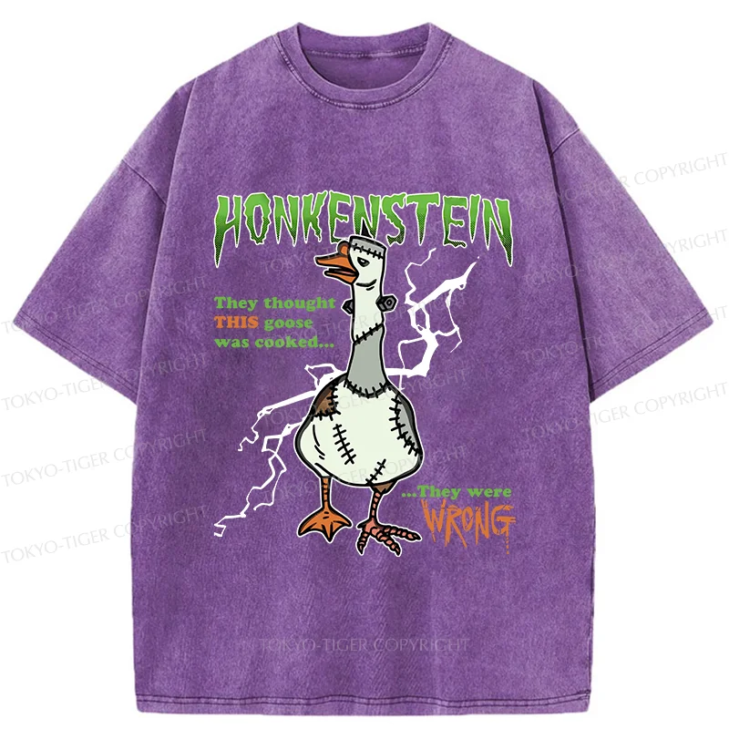 Tokyo-Tiger Halloween Goose Washed T-Shirt