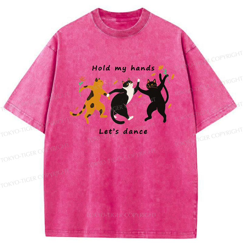 Tokyo-Tiger The Dancing Cats Washed T-Shirt