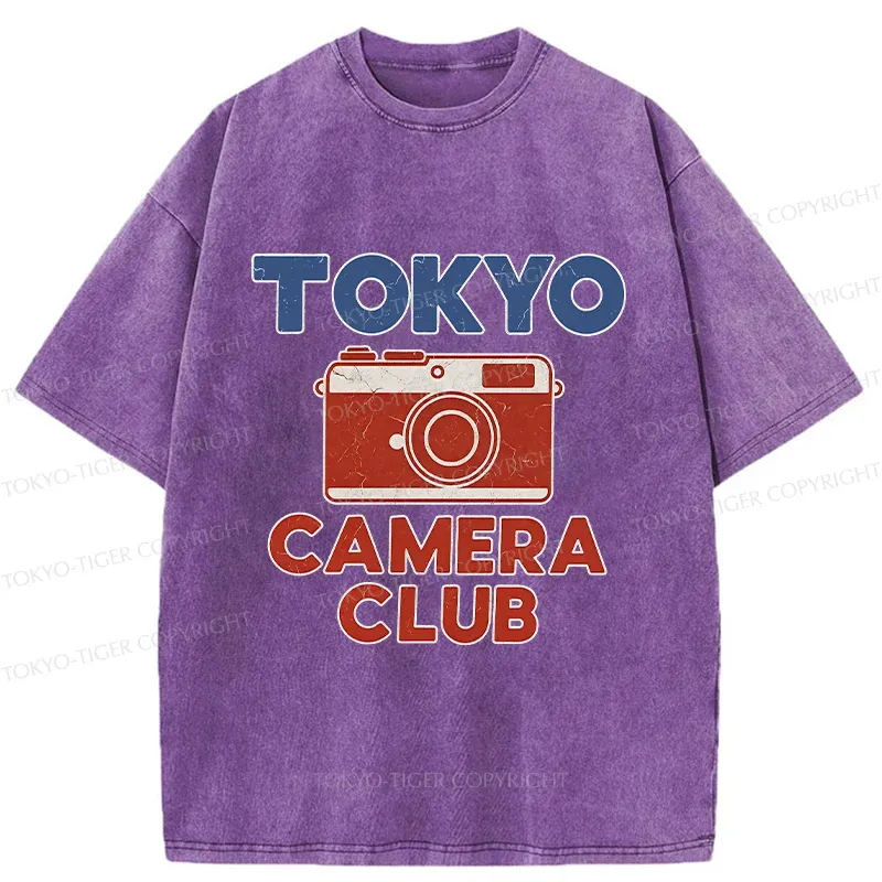Tokyo-Tiger Tokyo Camera Washed T-Shirt