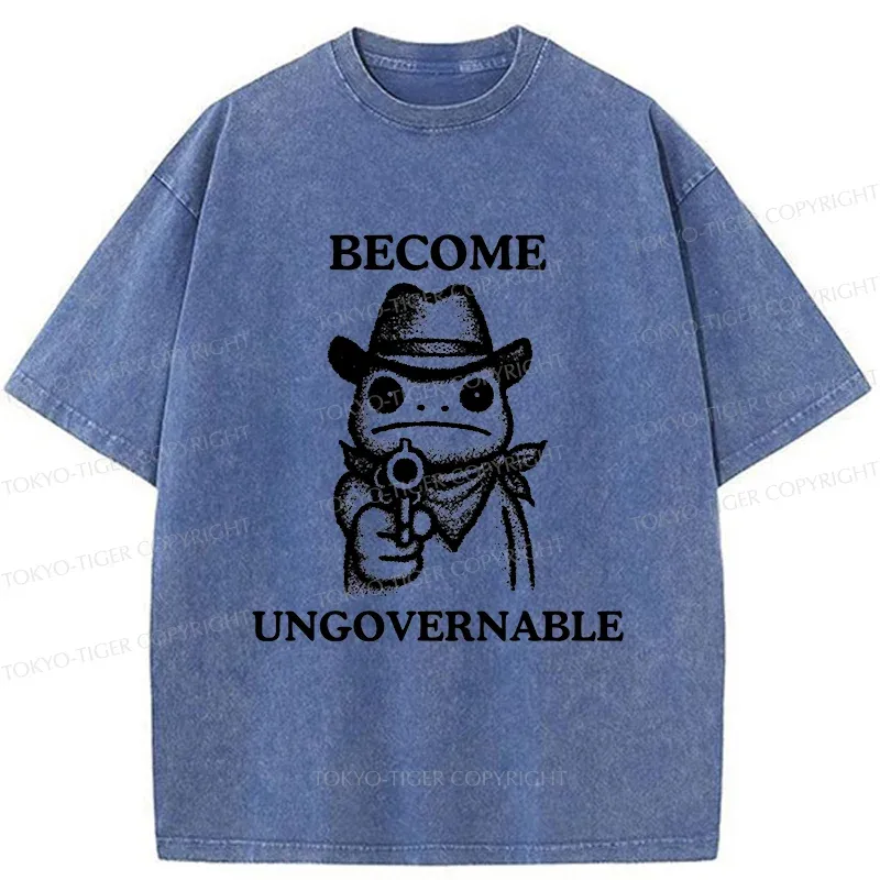 Tokyo-Tiger Frog Is Targeting You Washed T-Shirt Sale