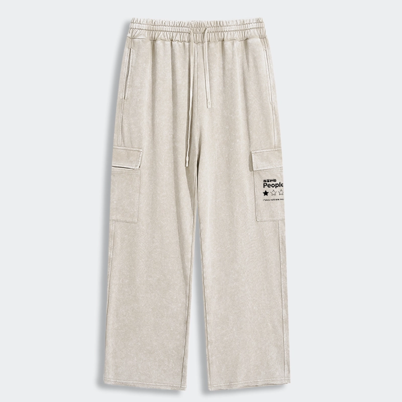 Tokyo-Tiger Evaluation People Washed Utility Sweatpants