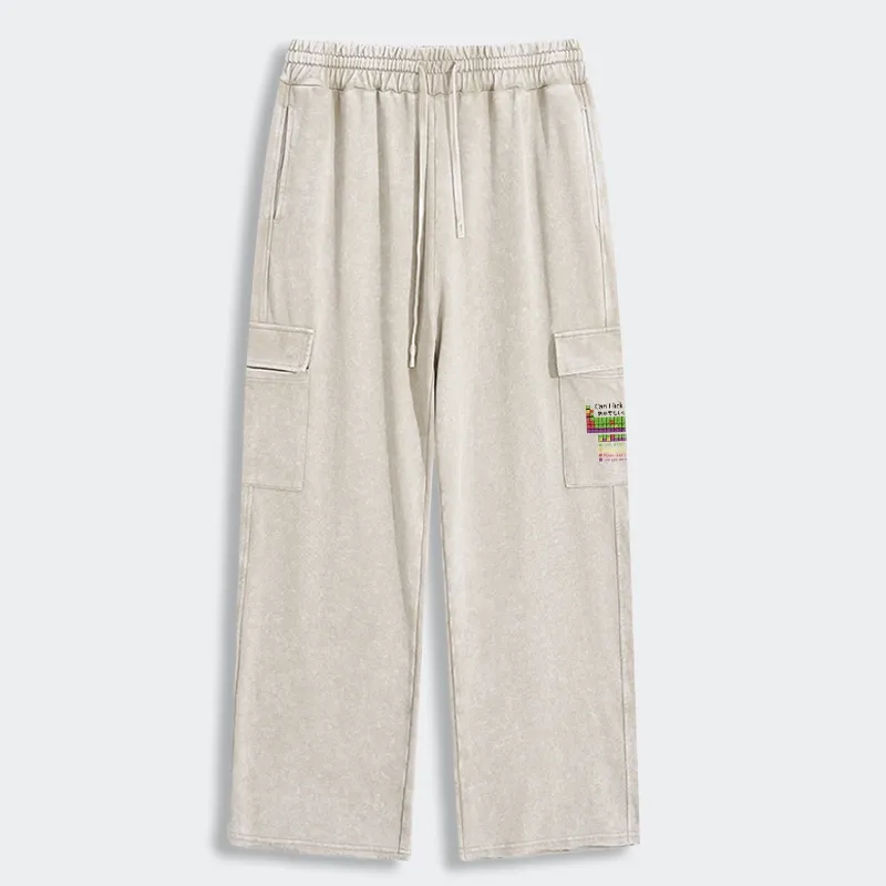 Tokyo-Tiger Can I Lick It Washed Utility Sweatpants