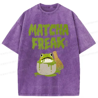 Tokyo-Tiger Matcha Frog Washed T-Shirt