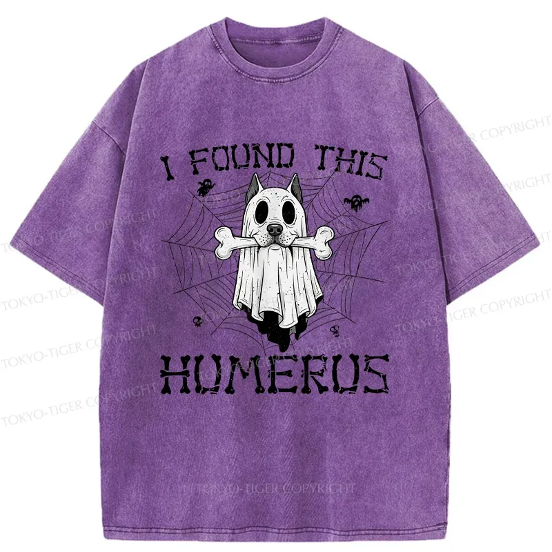 Tokyo-Tiger Halloween Ghost Dog Washed T-Shirt