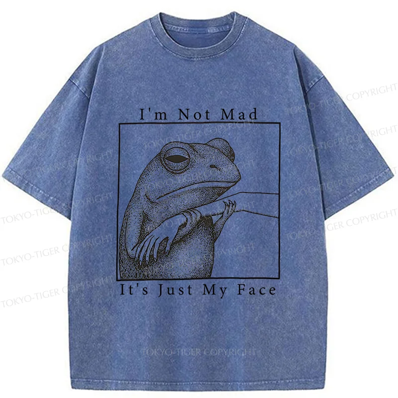 Tokyo-Tiger Expressionless Frog Washed T-Shirt