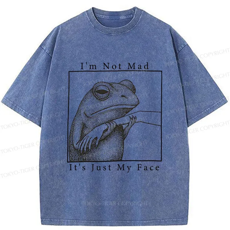 Tokyo-Tiger Expressionless Frog Washed T-Shirt