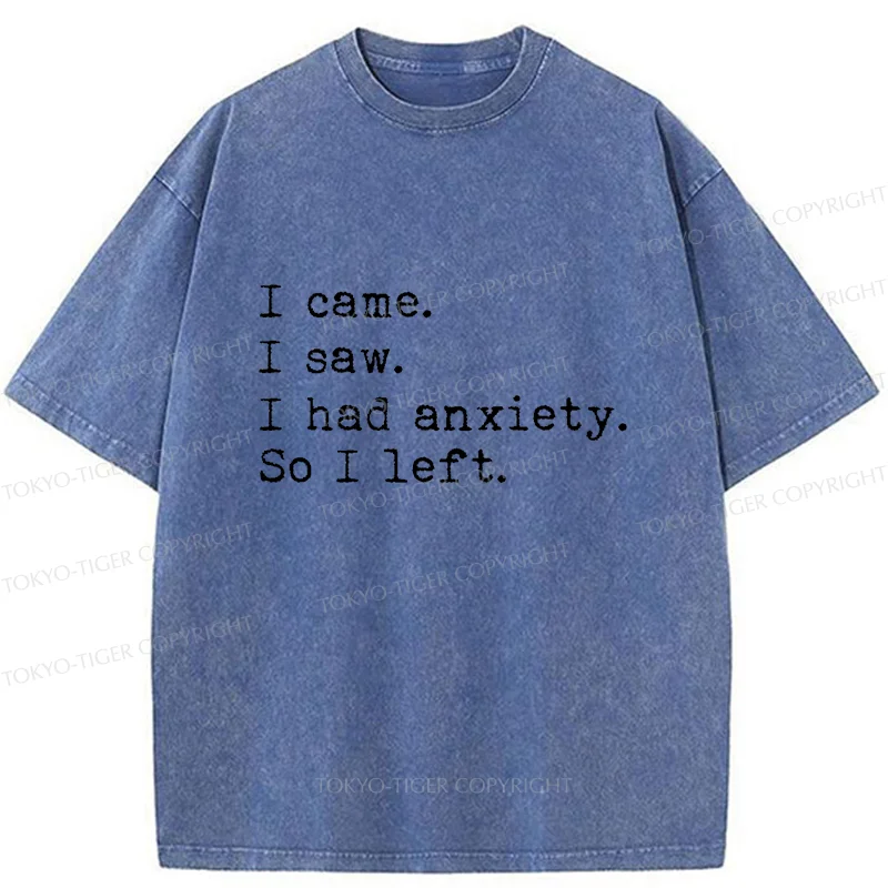 Tokyo-Tiger I'm Anxious Washed T-Shirt