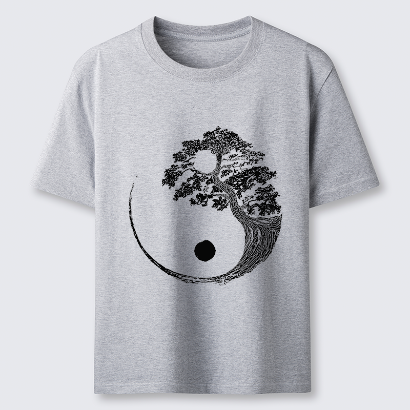 Tokyo-Tiger Yin-Yang Tai Chi Tree Classic T-Shirt