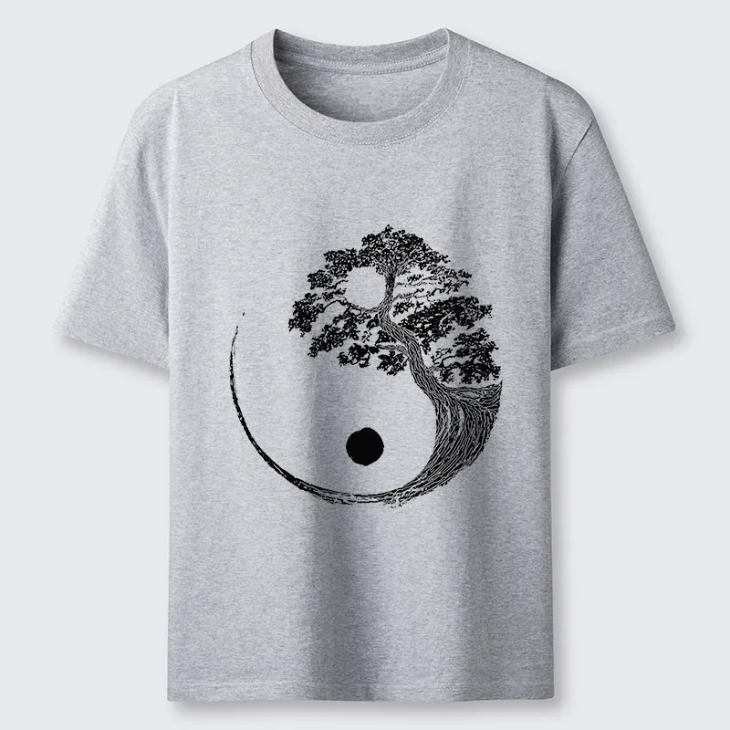 Tokyo-Tiger Yin-Yang Tai Chi Tree Classic T-Shirt