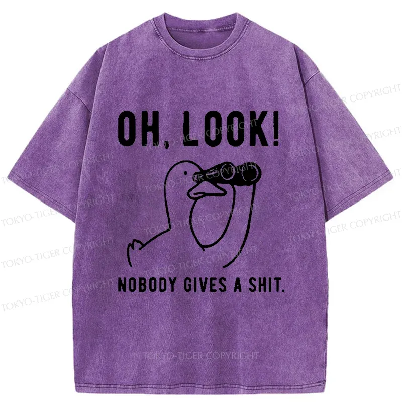 Tokyo-Tiger No One Cares About The Duck Washed T-Shirt