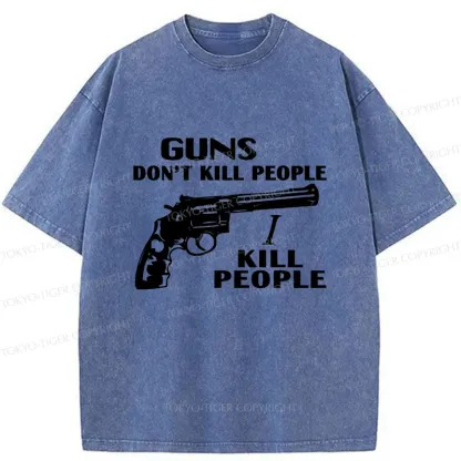 Tokyo-Tiger Weapons Are Not Original Sin Washed T-Shirt