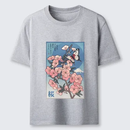 Tokyo-Tiger Ukiyoe Japanese Cherry blossoms Poster Classic T-Shirt