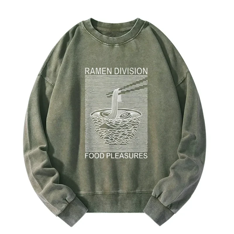 Tokyo-Tiger Ramen Division Food Pleasures Washed Sweatshirt