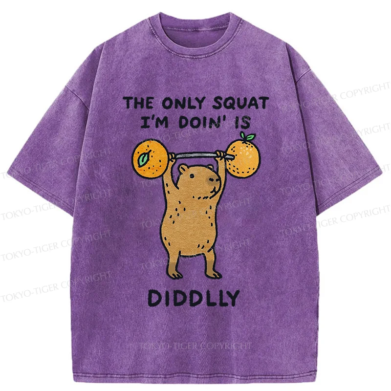 Tokyo-Tiger Diddly Capybara Washed T-Shirt