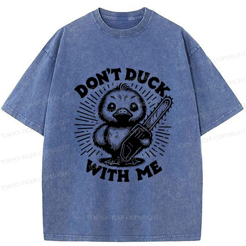 Tokyo-Tiger Scary Duck Washed T-Shirt Sale