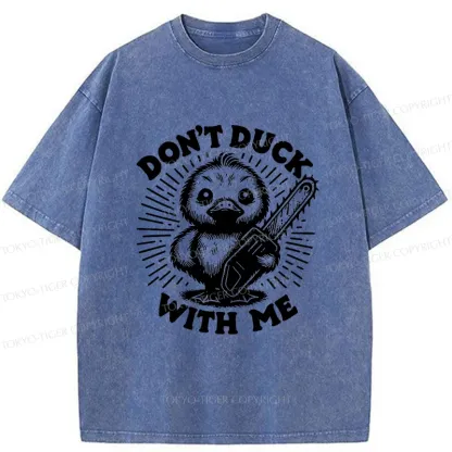 Tokyo-Tiger Scary Duck Washed T-Shirt