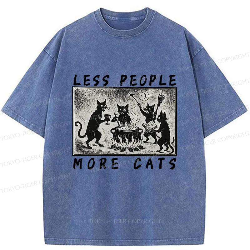 Tokyo-Tiger Cat Sacrifice Ceremony Washed T-Shirt