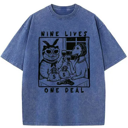 Tokyo-Tiger Partners In Paw-crime Washed T-Shirt