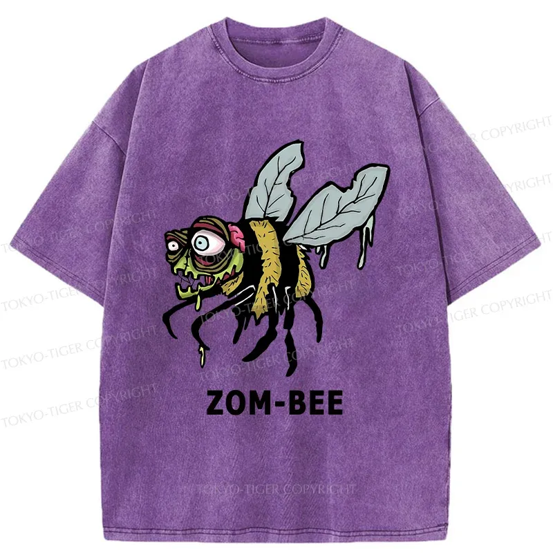 Tokyo-Tiger Halloween Zom-Bee Washed T-Shirt