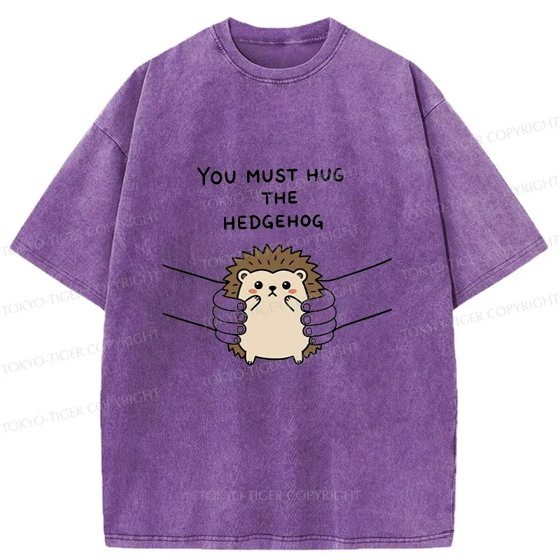 Tokyo-Tiger Accept Hedgehog Washed T-Shirt