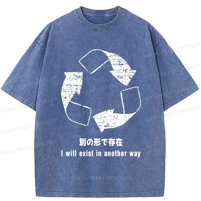 Tokyo-Tiger Continuous Loop Washed T-Shirt Sale