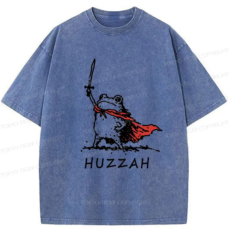 Tokyo-Tiger Huzzah Frog Washed T-Shirt