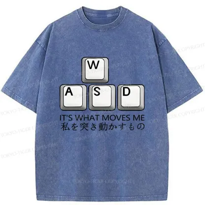 Tokyo-Tiger My Way Of Moving Washed T-Shirt