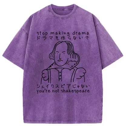 Tokyo-Tiger Stop Making Drama Washed T-Shirt