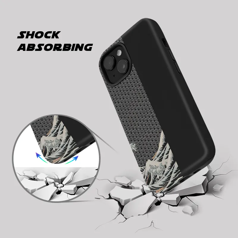 Tokyo-Tiger Half Of The Wave Phone Case