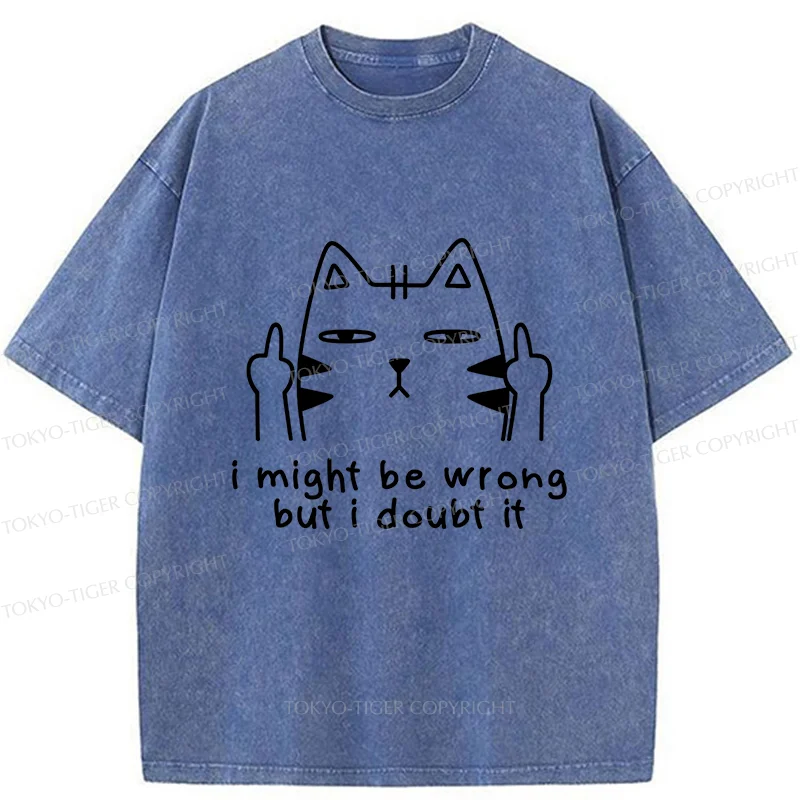 Tokyo-Tiger Cat Taunts You Washed T-Shirt