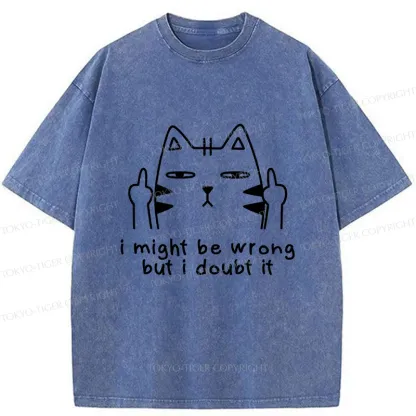 Tokyo-Tiger Cat Taunts You Washed T-Shirt