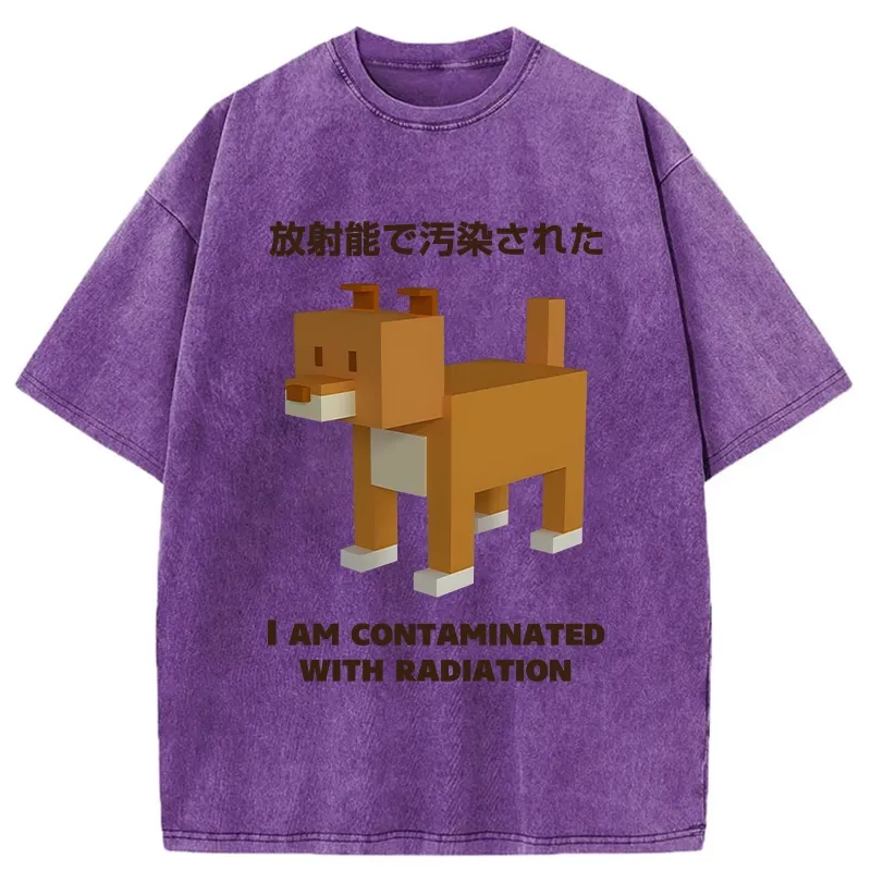 Tokyo-Tiger Dog Contaminated By Radiation Washed T-Shirt