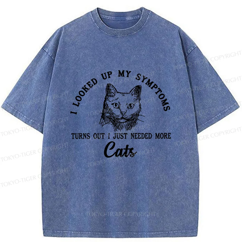 Tokyo-Tiger More Cats Meme Washed T-Shirt
