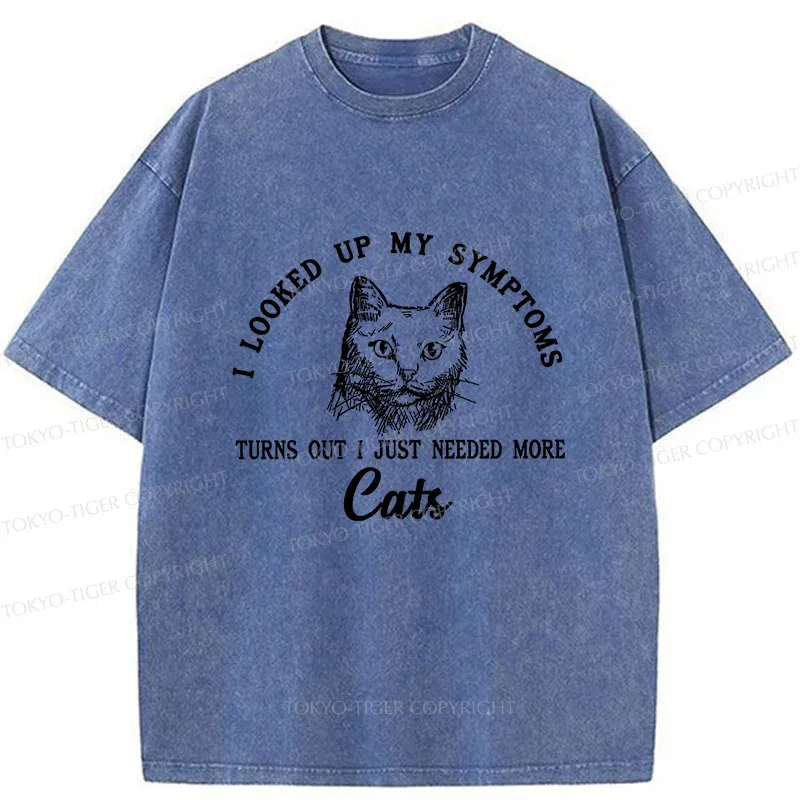 Tokyo-Tiger More Cats Meme Washed T-Shirt