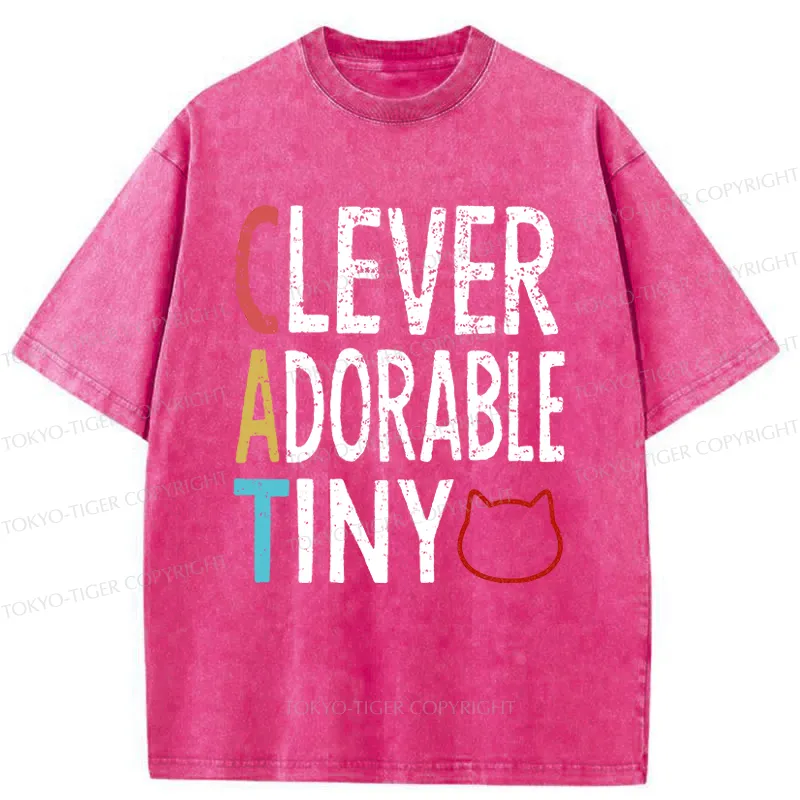 Tokyo-Tiger Qualities Of The Cat Washed T-Shirt