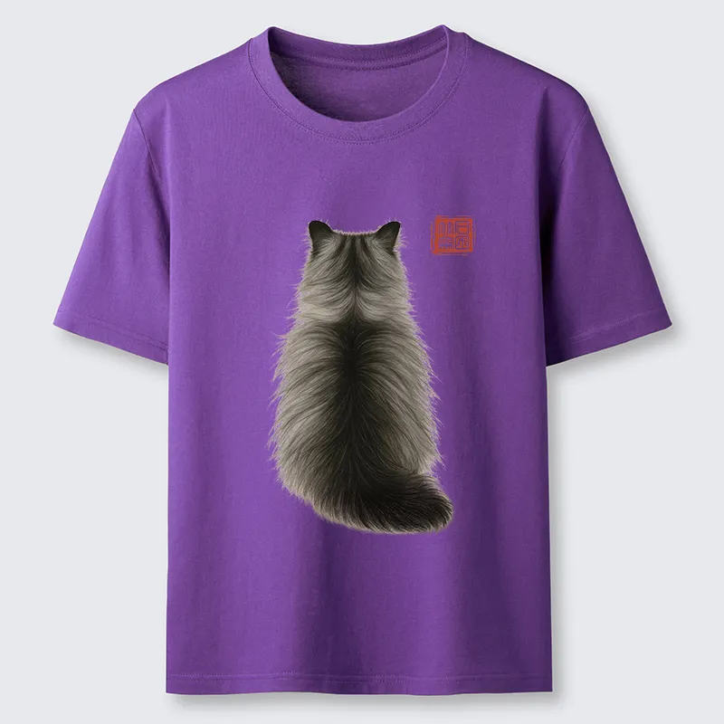 Tokyo-Tiger Cat's Back Ink Painting Classic T-Shirt