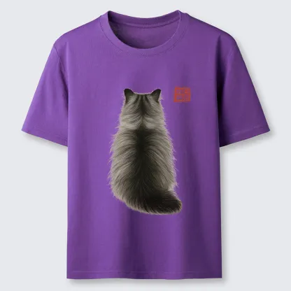 Tokyo-Tiger Cat's Back Ink Painting Classic T-Shirt