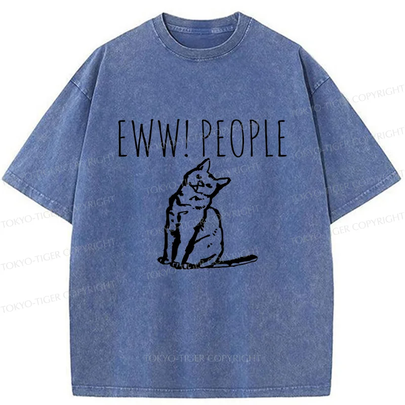 Tokyo-Tiger Cats That Dislike Humans Washed T-Shirt