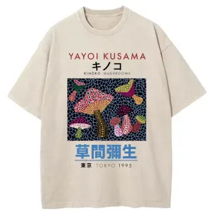 Image of Tokyo-Tiger Representative Works Of Japanese Art Washed T-Shirt