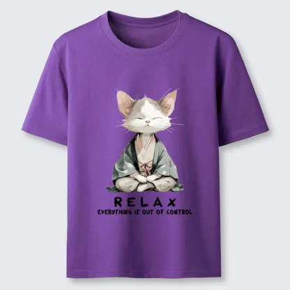 Tokyo-Tiger Zen Cat Relaxation，Everything's Out Of Control Classic T-Shirt