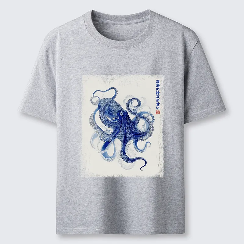 Tokyo-Tiger In The Deep: The Octopus’s Journey Classic T-Shirt