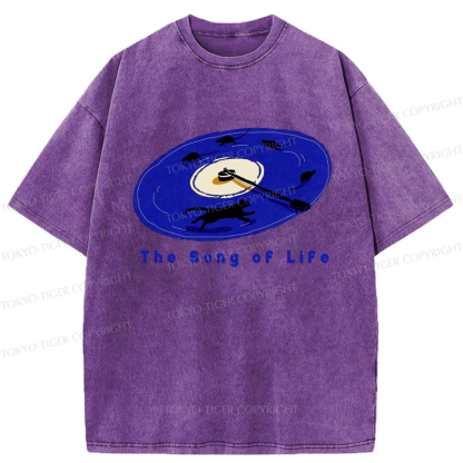 Tokyo-Tiger The Song Of Life Washed T-Shirt