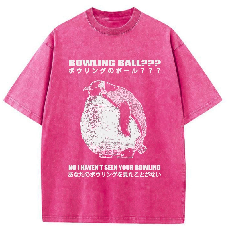 Tokyo-Tiger Where's My Bowling Ball Washed T-Shirt