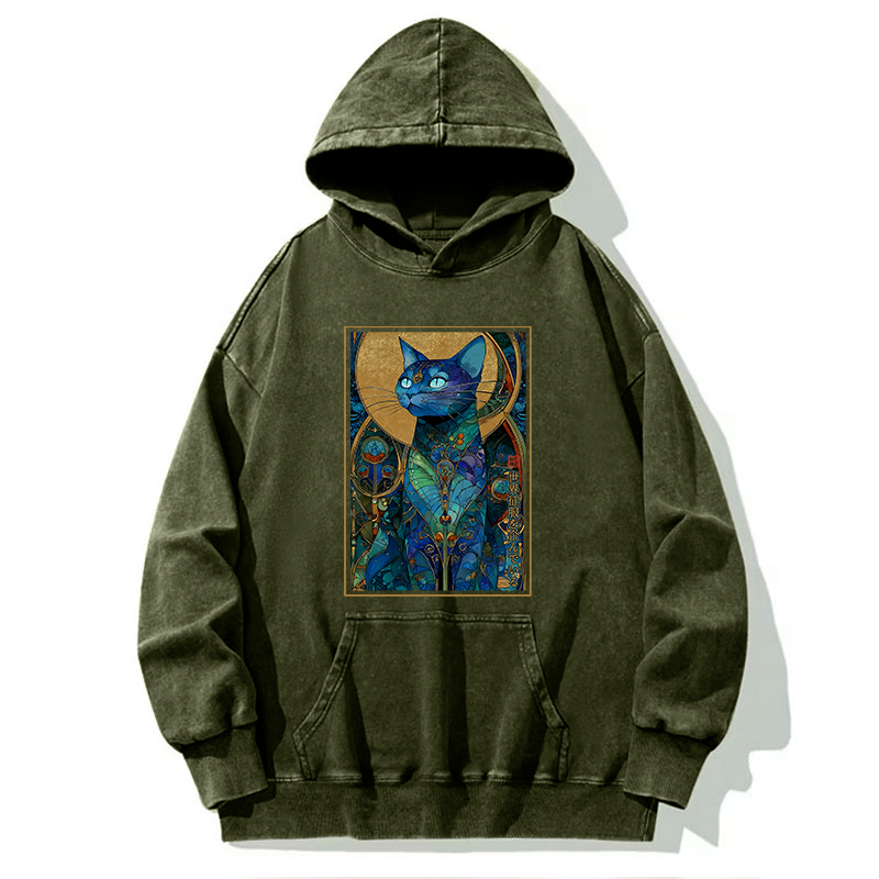 Tokyo-Tiger The Cat’s Plan To Rule Them All Washed Hoodie