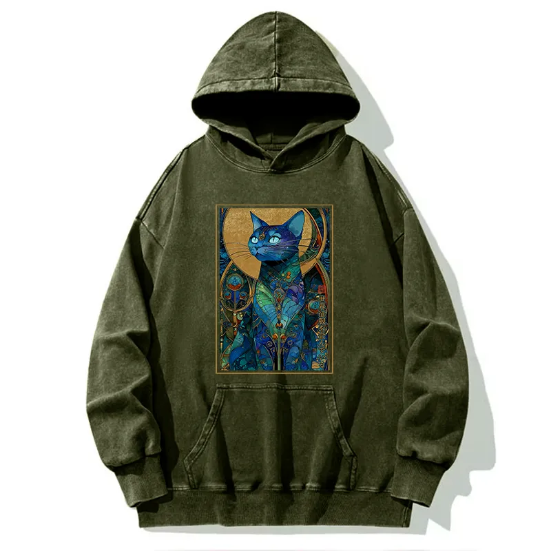 Tokyo-Tiger The Cat’s Plan To Rule Them All Washed Hoodie
