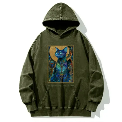 Tokyo-Tiger The Cat’s Plan To Rule Them All Washed Hoodie