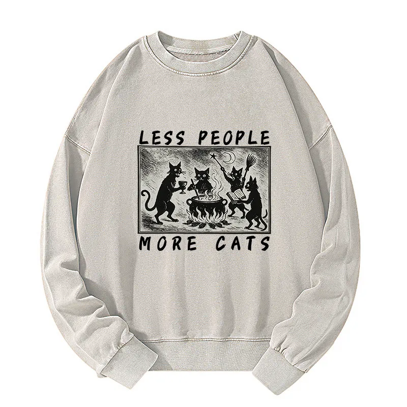 Tokyo-Tiger Cat Sacrifice Ceremony Washed Sweatshirt